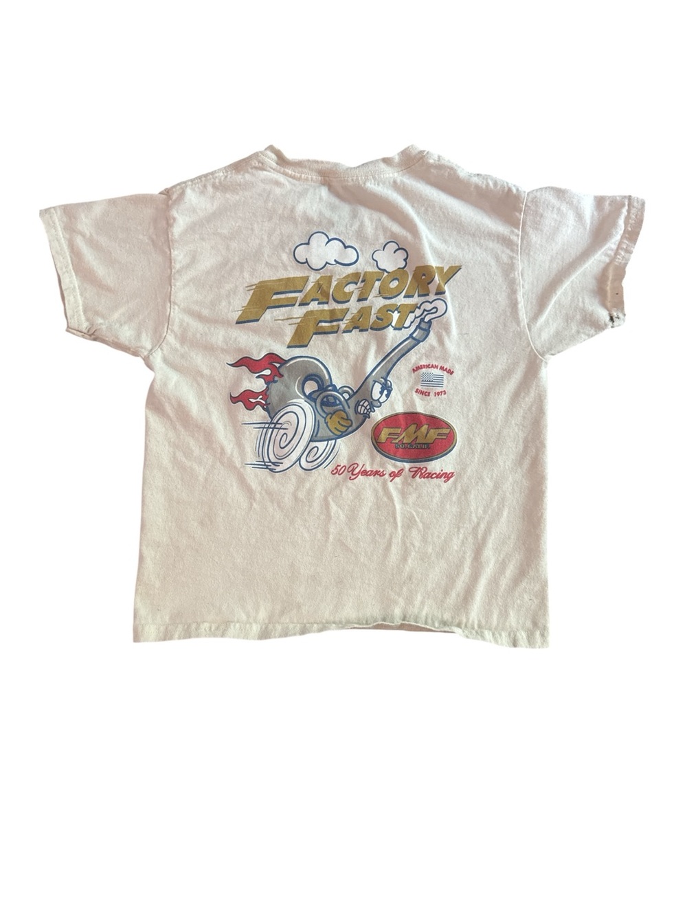 FMF Kids Motocross Racing Tee Shirt Size Small 5-7 Years Old Moto MX T-Shirt